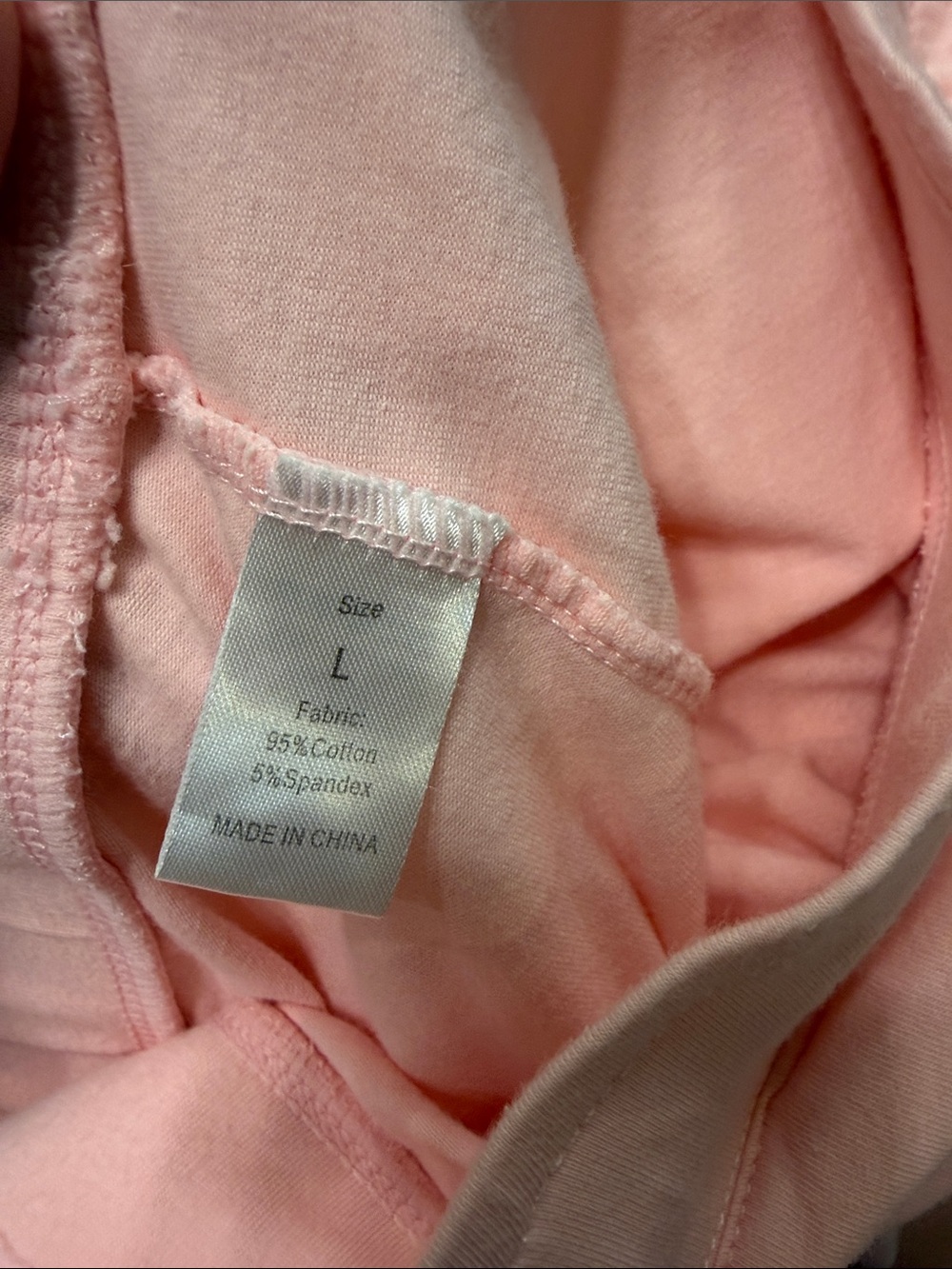 Light Pink Drawstring Lounge Pants - Picture 3 of 4